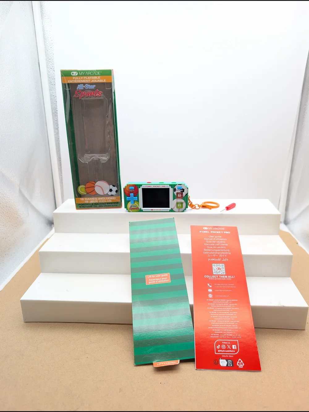 My Arcade - DGUN-3944 All-Star Sports Pixel Pocket Pro Portable Handheld Gaming